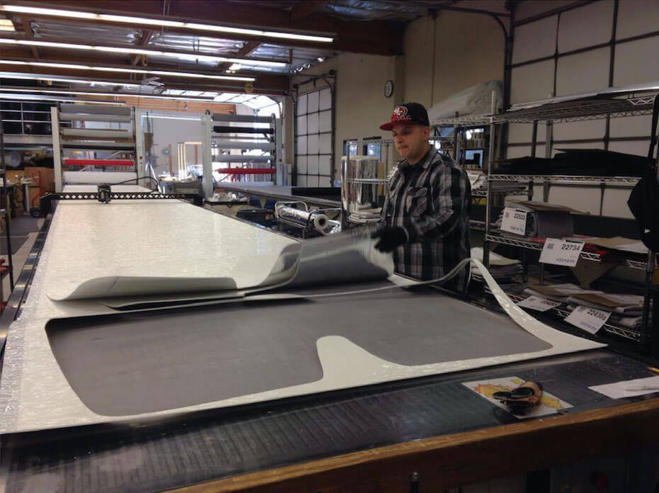 Our precision cutting equipment and expert sewing team make the highest quality car window shades on the market.