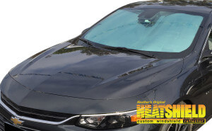 Heatshield Windshield Sun Shade for 2016-2025 Chevrolet Malibu (exterior view)