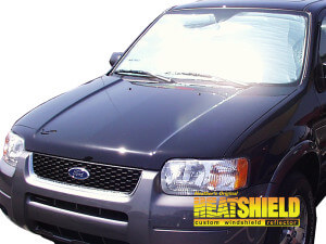 Heatshield Windshield Sun Shade for 2001-2007 Ford Escape (exterior view)