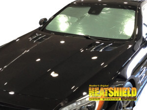 Heatshield Windshield Sun Shade for 2013-2020 Mercedes SL-Class (exterior view)