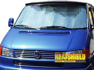 Heatshield Windshield Sun Shade for 1992-2004 Volkswagen Eurovan (exterior view)