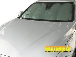 Heatshield Windshield Sun Shade for 2014-2020 BMW 4-Series (F33) (exterior view)