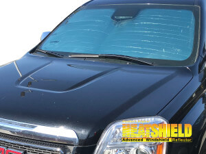 Heatshield Windshield Sun Shade for 2010-2017 GMC Terrain (exterior view)