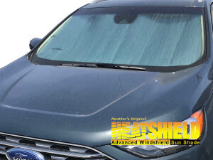 Heatshield Windshield Sun Shade for 2019, 2020, 2021, 2022, 2023, 2024 Ford Edge (exterior view)