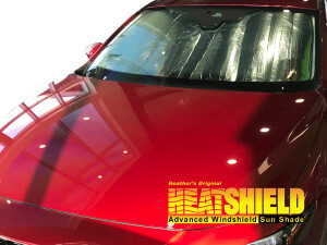 Heatshield Windshield Sun Shade for 2019-2025 Mazda Mazda3 (exterior view)