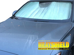 Heatshield Windshield Sun Shade for 2019-2025 Volvo S60 (exterior view)