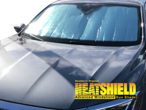 Heatshield Windshield Sun Shade for 2020, 2021, 2022 Volkswagen Passat (exterior view)