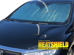 Heatshield Windshield Sun Shade for 2021, 2022, 2023, 2024, 2025 Honda Odyssey (exterior view)